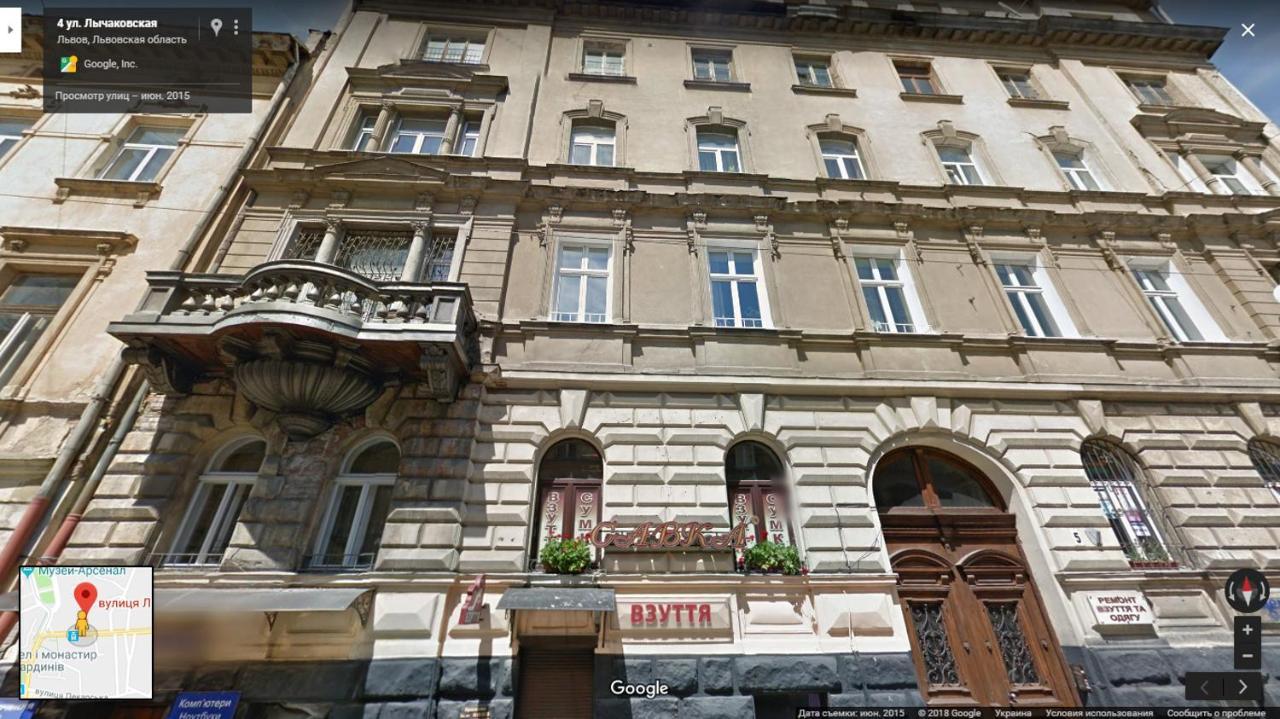 Loft Apartment In Old Lviv Ac Fireplace Exterior photo